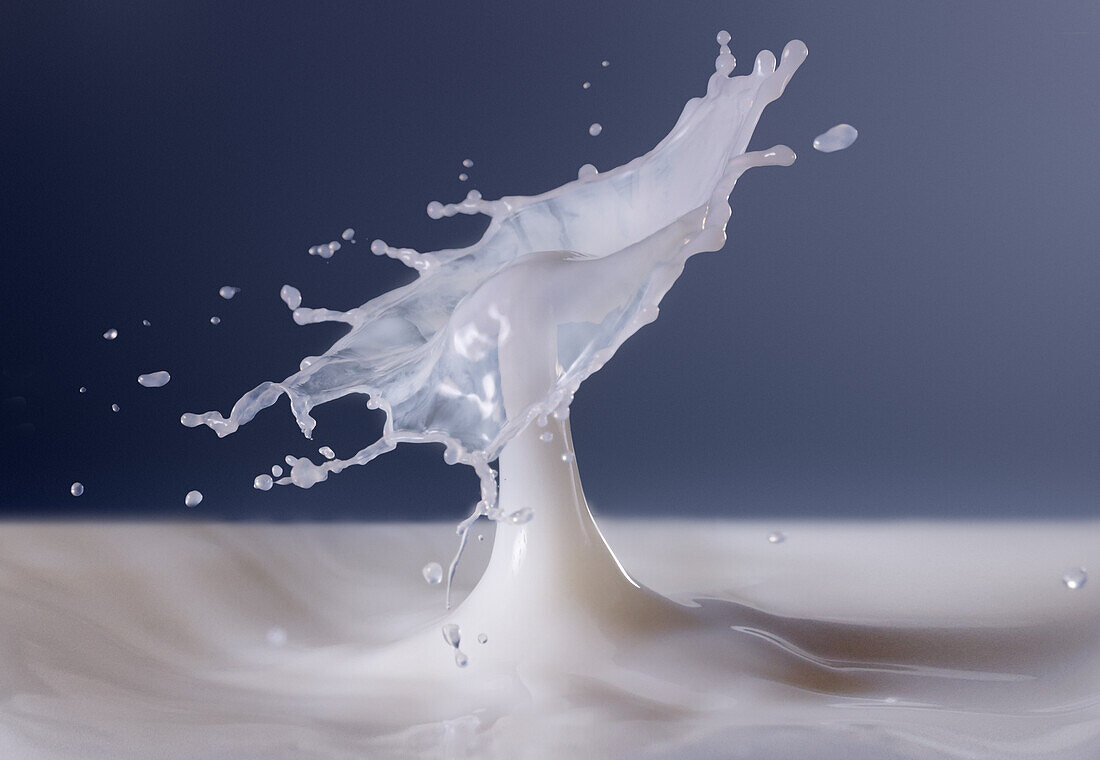 Milch-Splash