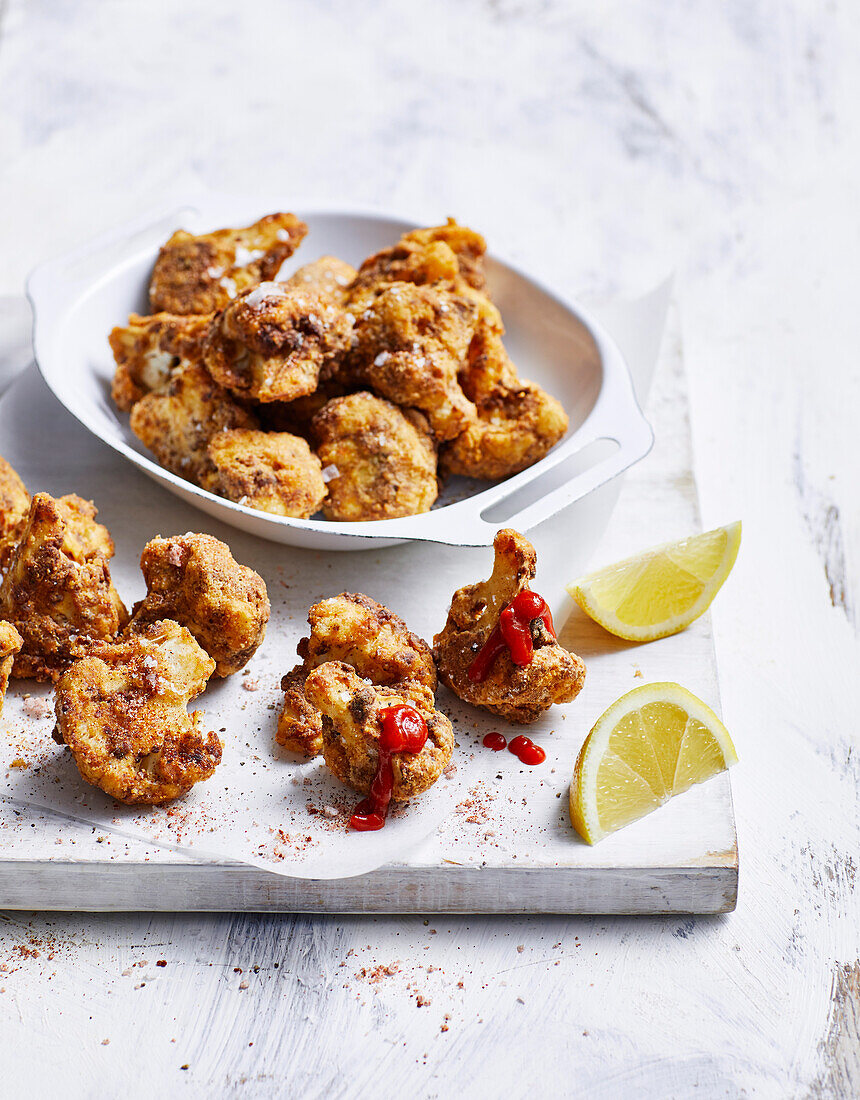 Hot and spicy popcorn cauliflower (Air fryer)