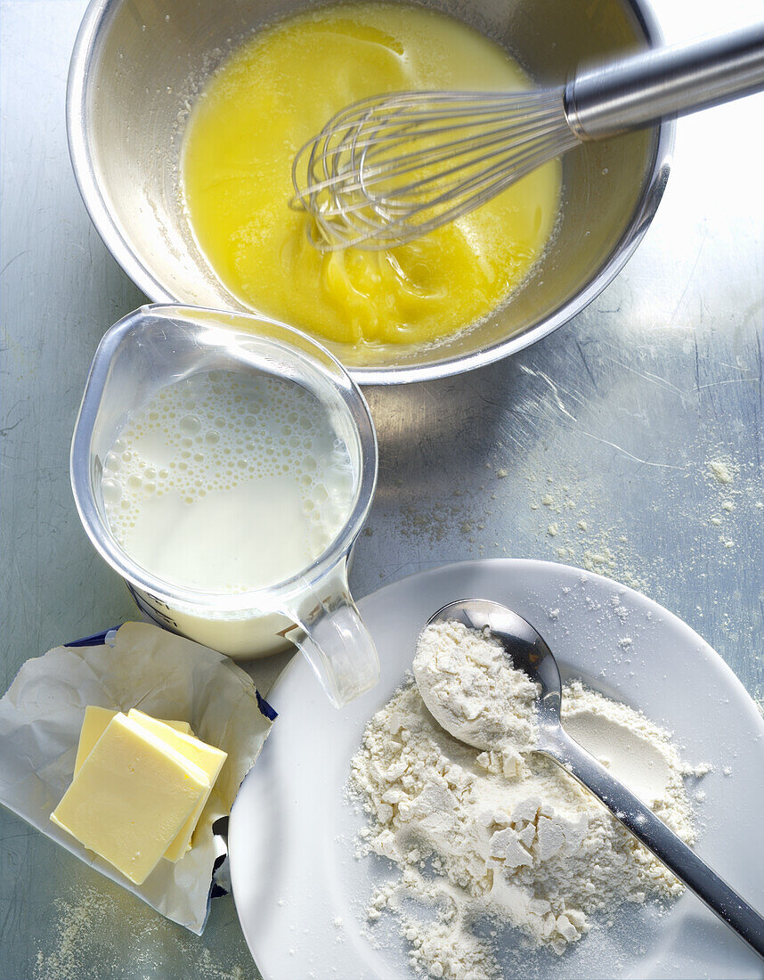 Ingredients for Hollandaise sauce