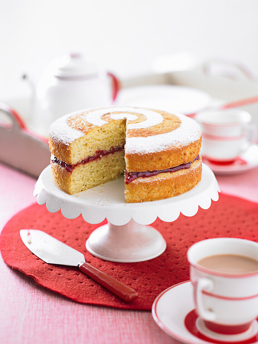 Light Victoria Sponge Cake