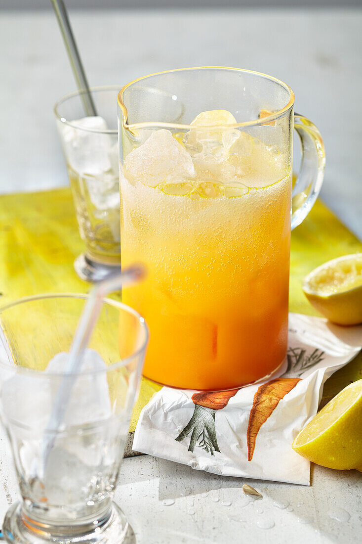 Carrot-and-ginger lemonade