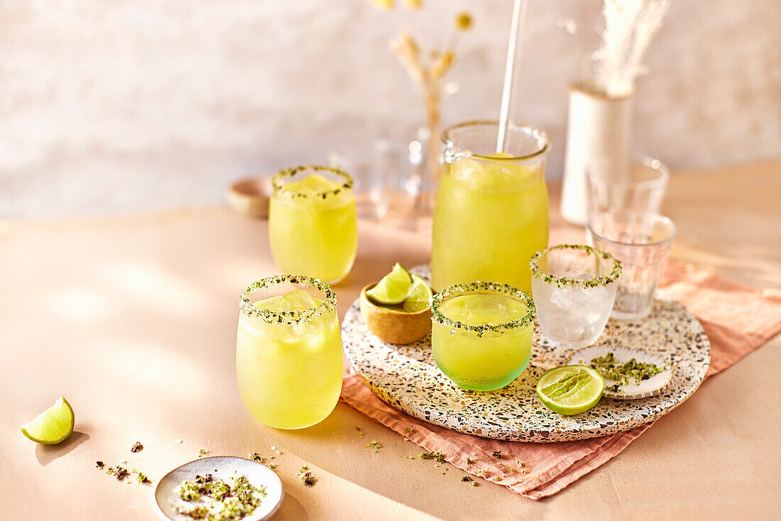 Spicy Mango Margaritas