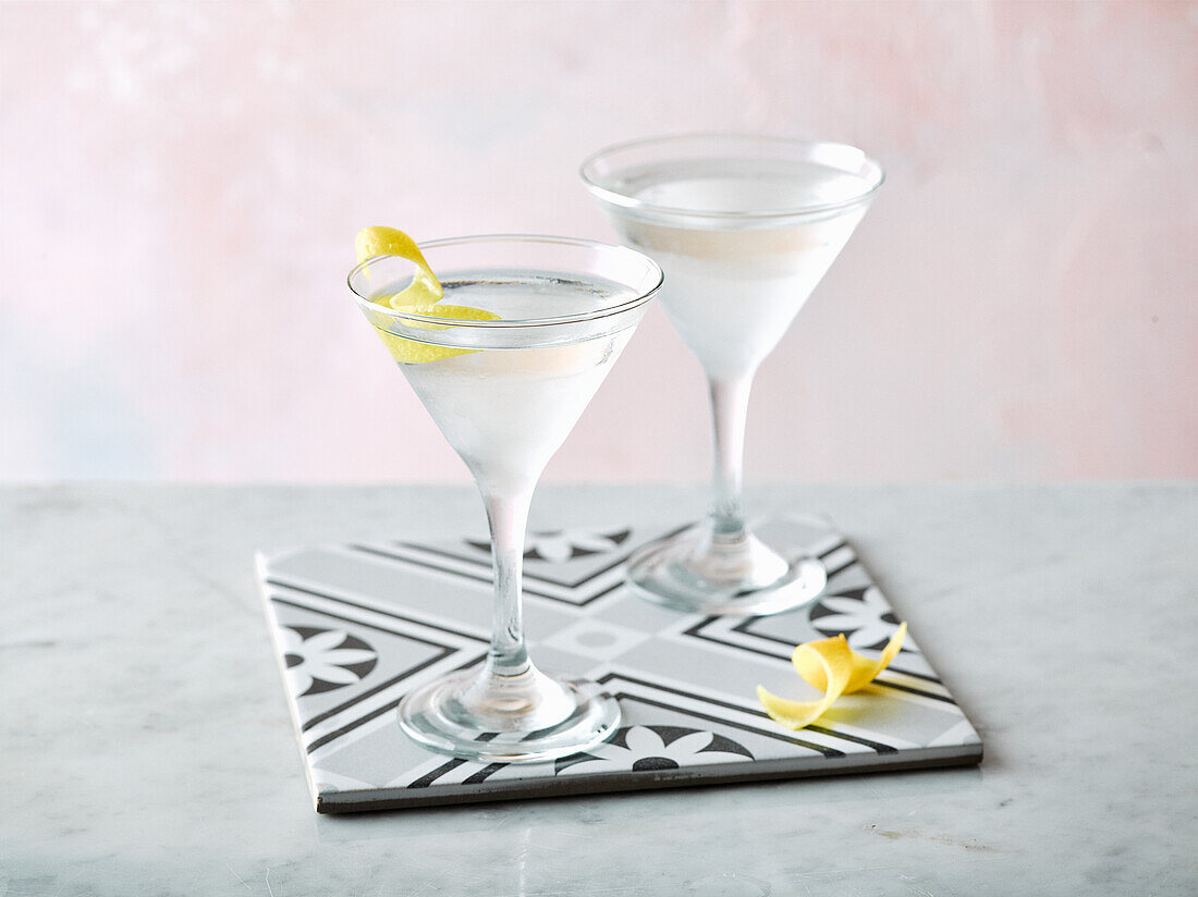 Vesper Martini (cocktail with gin, vodka, and Kina Lillet)