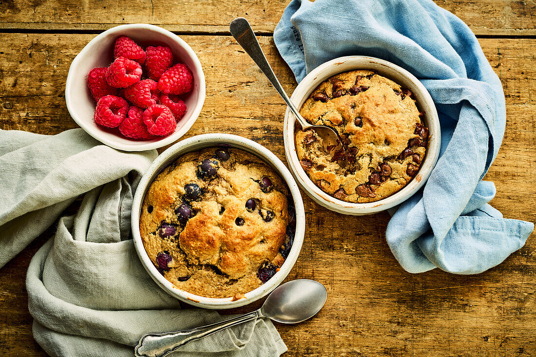 Baked Oats mit Beeren