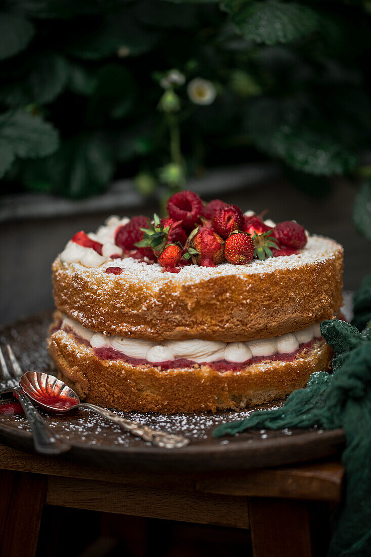 Strawberry Tonka Cake