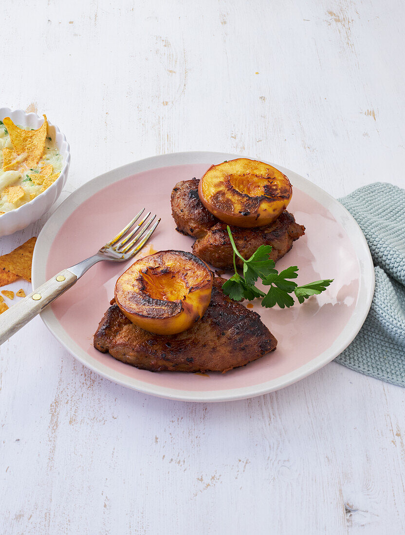 Schweinesteak 'Melba'