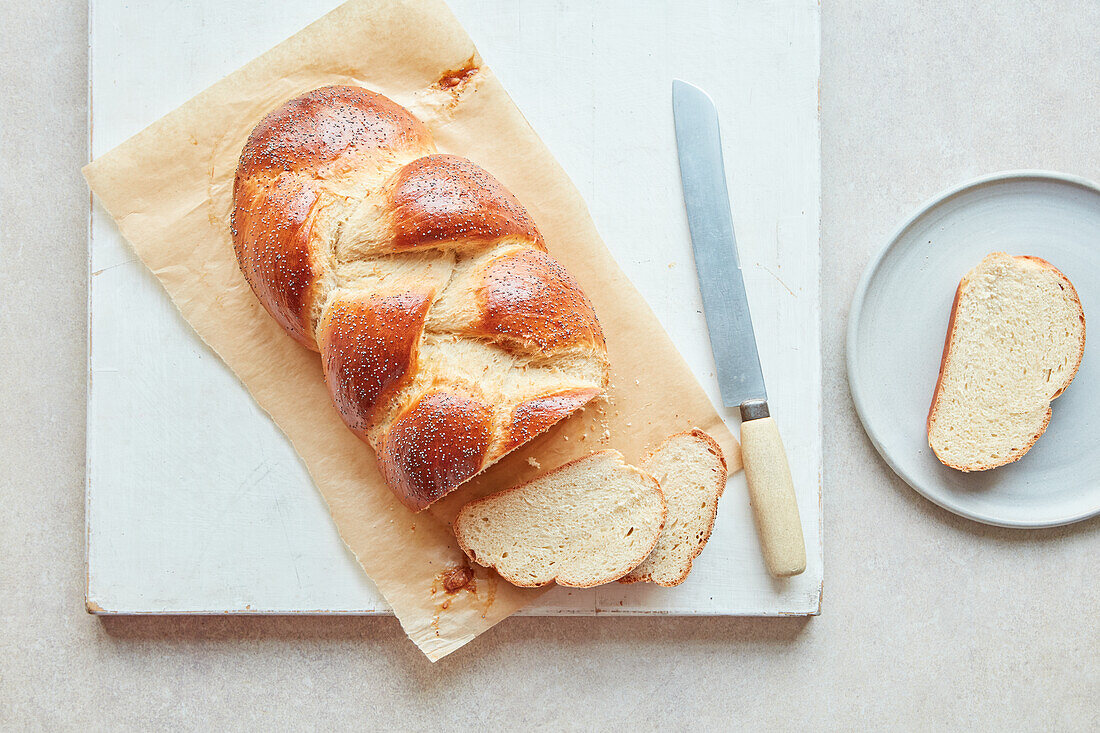 Yeast braided bread
