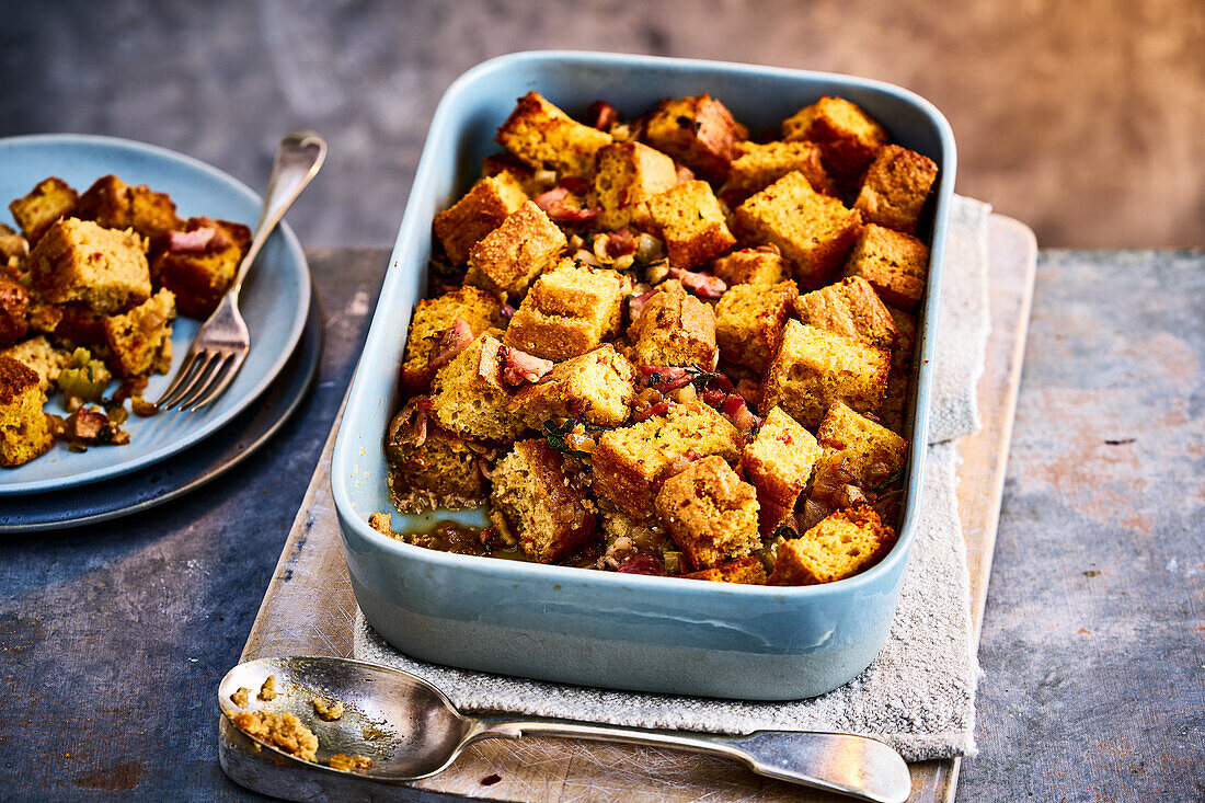 Cornbread filling for Sunday roast