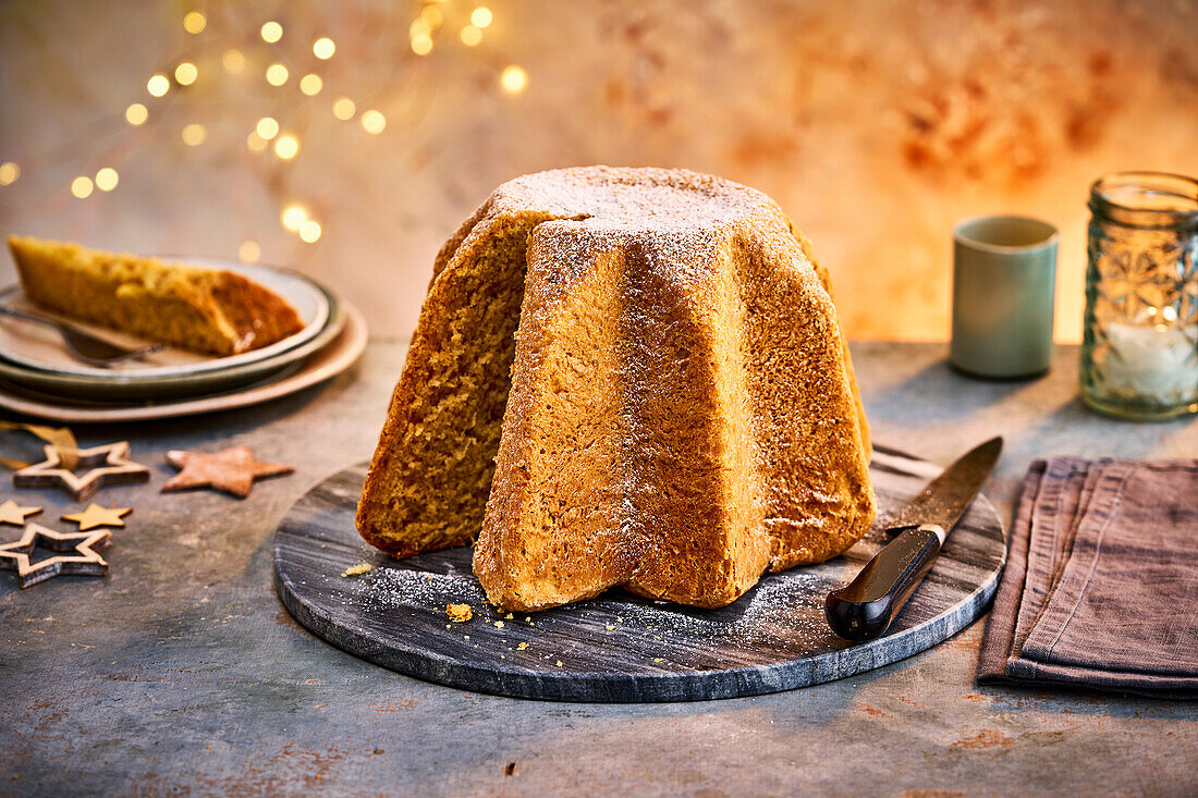 Pandoro (Italian Christmas cake)