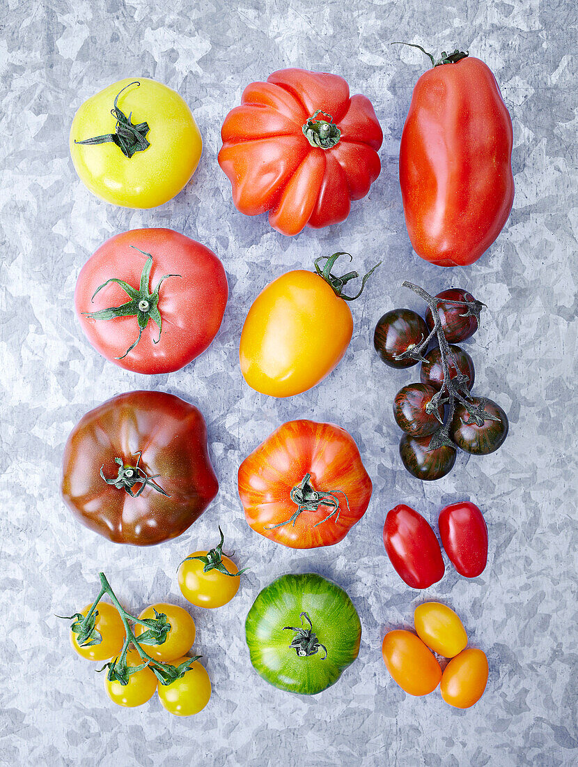Various kinds of tomatoes