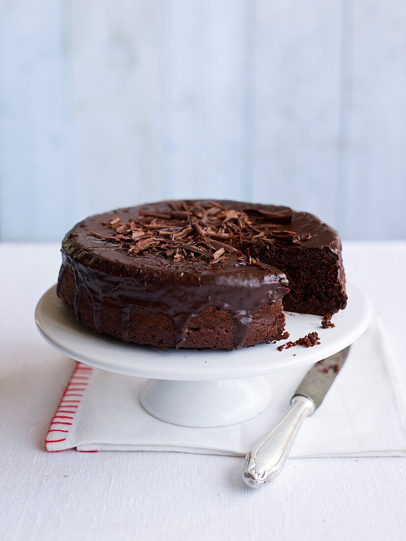 Eggless chocolate beet cake