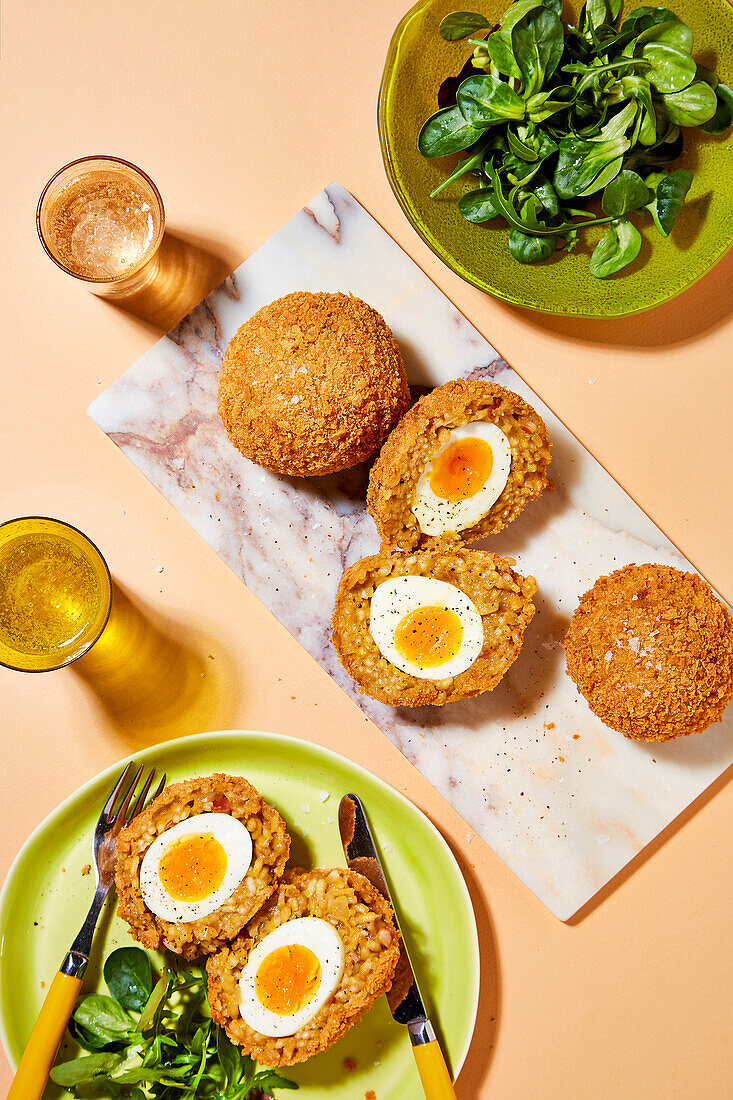 Scotch Arancini-Eggs