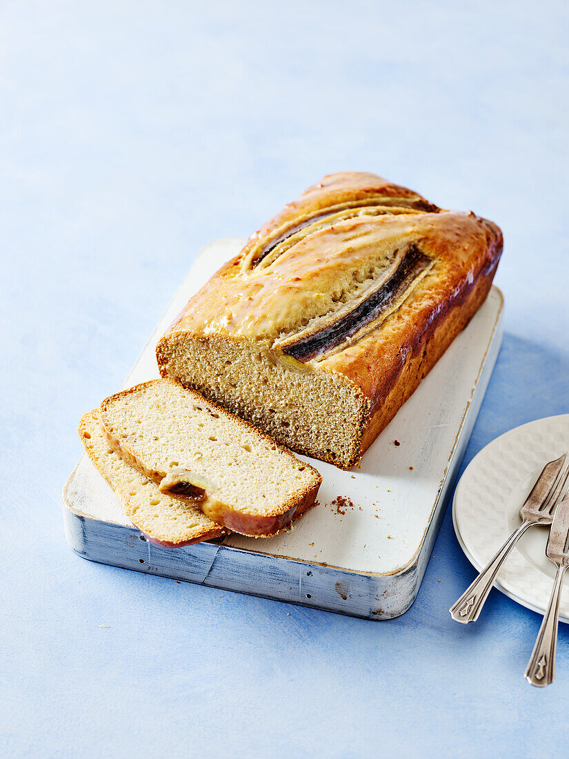 Banana Bread, angeschnitten