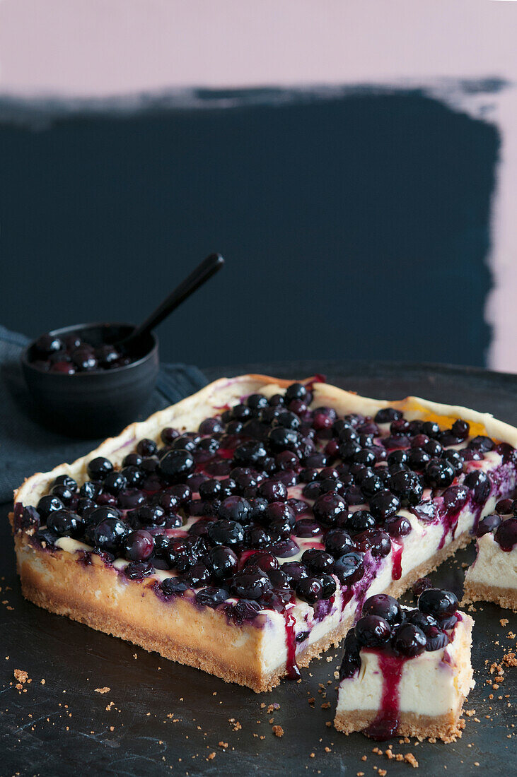 Blaubeer-Cheesecake