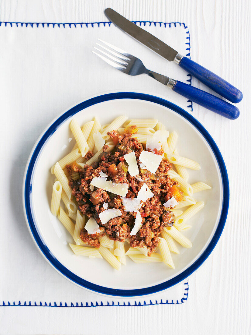 Penne mit Bolognese