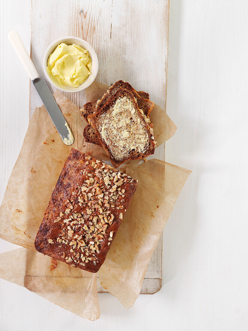 Healthy banana bread