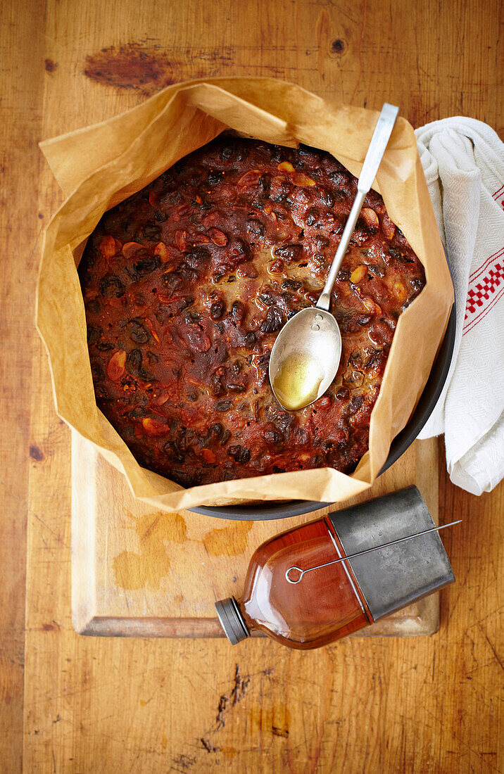 English Christmas cake