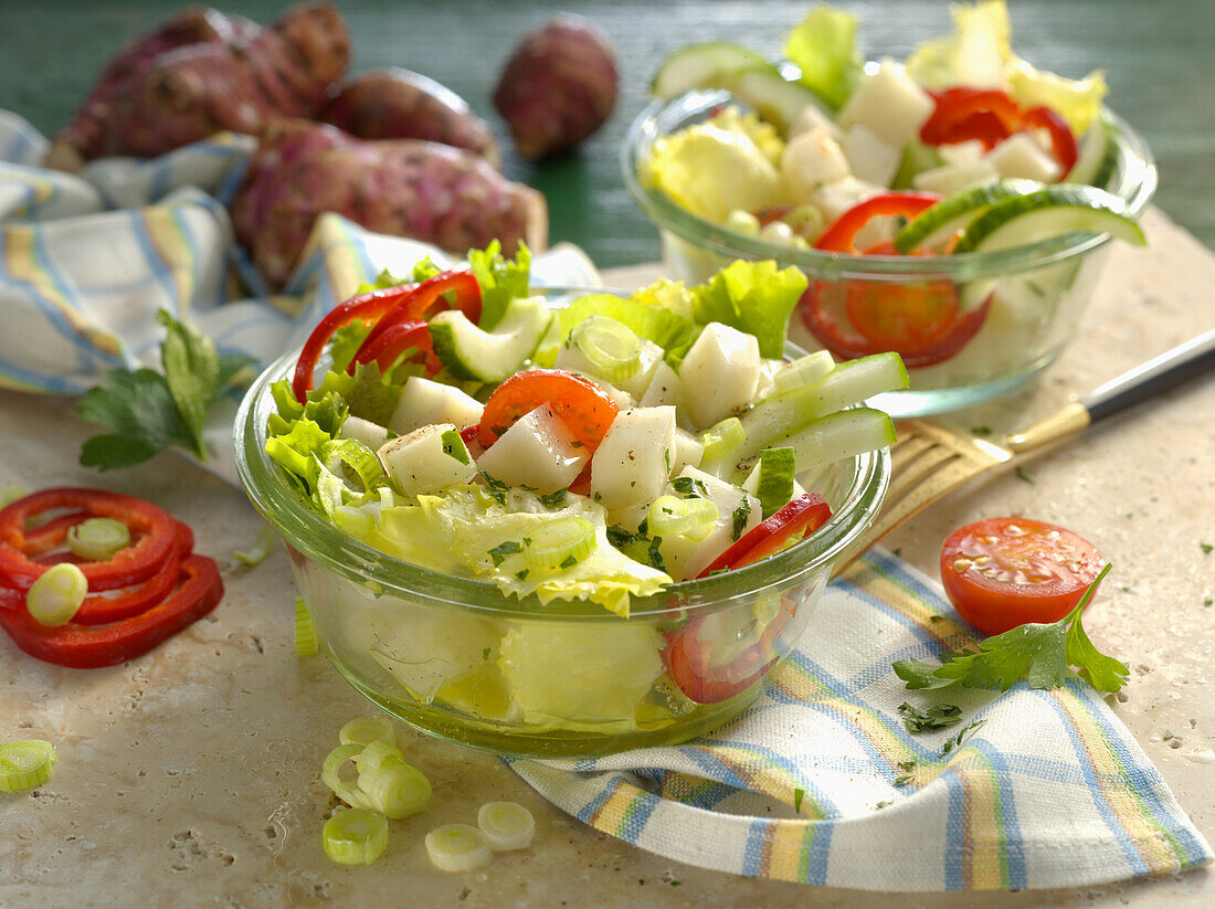 Jerusalem artichoke salad