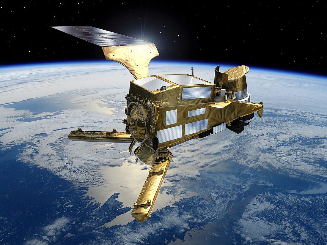 MetOp Second Generation satellite, illustration