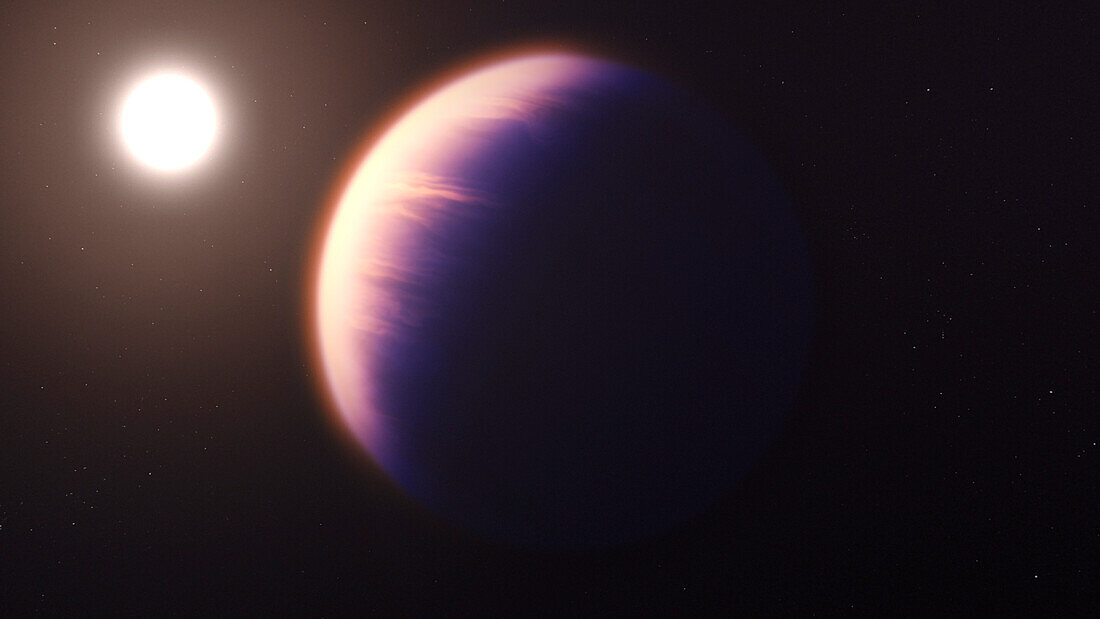 WASP-39b exoplanet, illustration