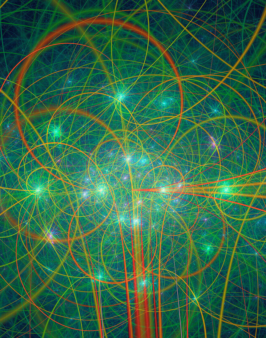 Quantum entanglement illustration