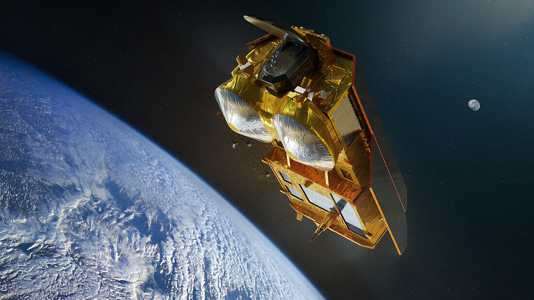 CRISTAL satellite, conceptual illustration