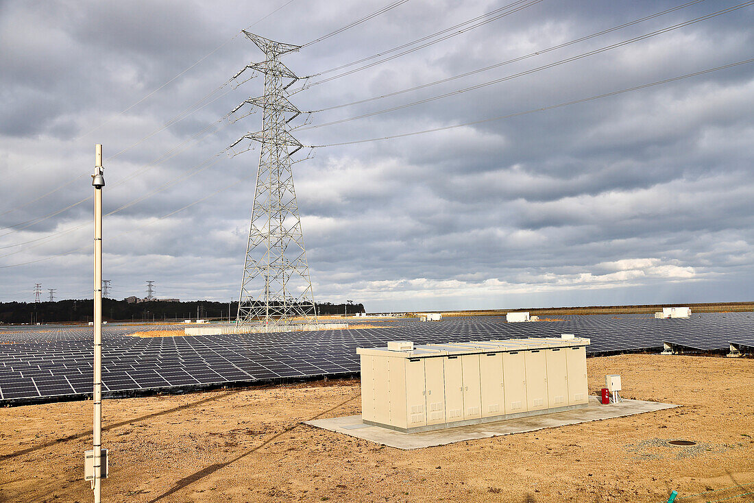 Solar farm, Fukushima Prefecture, Japan