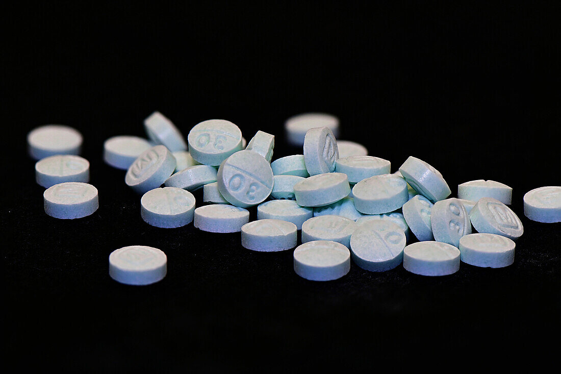 Counterfeit fentanyl-laced oxycodone M30 pills