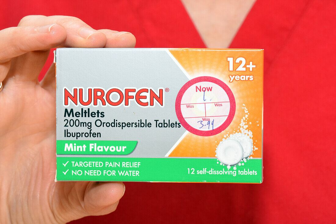 Ibuprofen meltlets orodispersible tablets