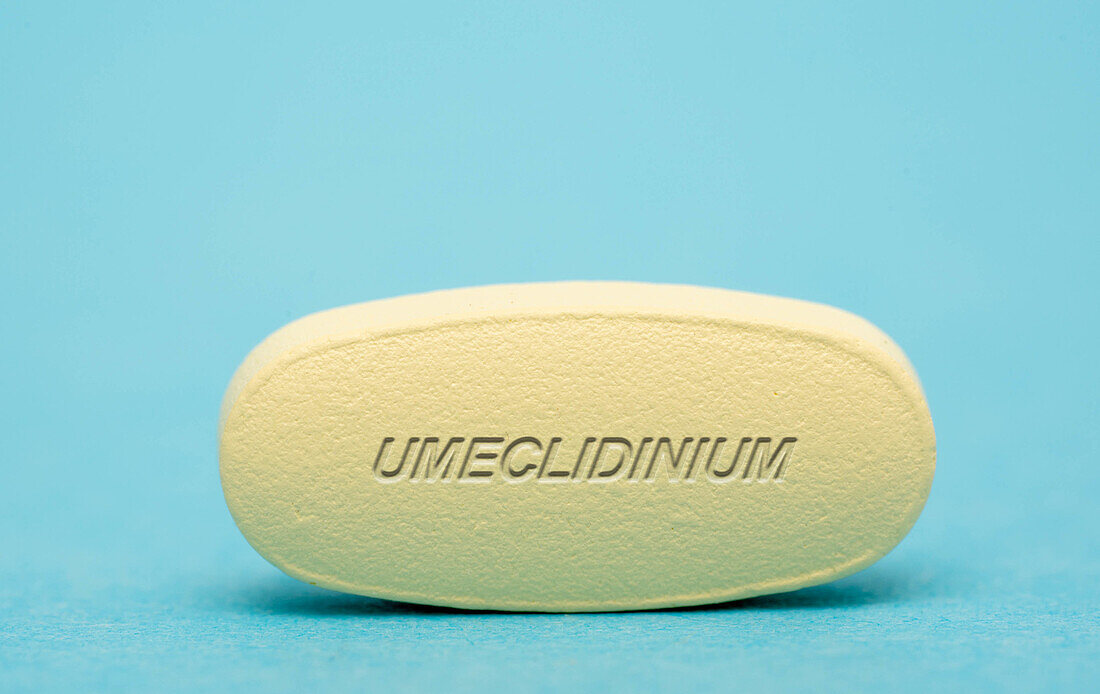Umeclidinium pill, conceptual image