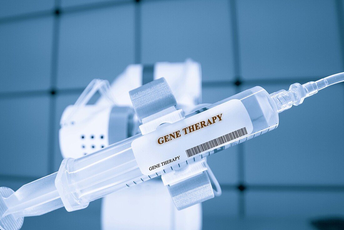 Gene therapy, conceptual image