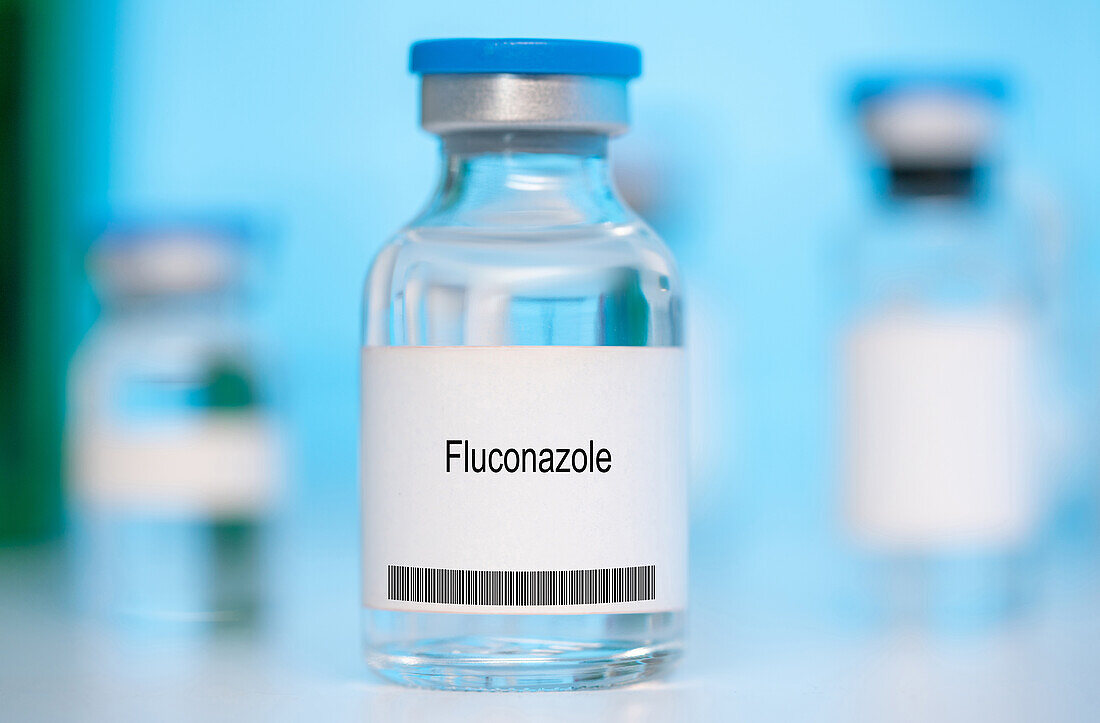 Vial of fluconazole