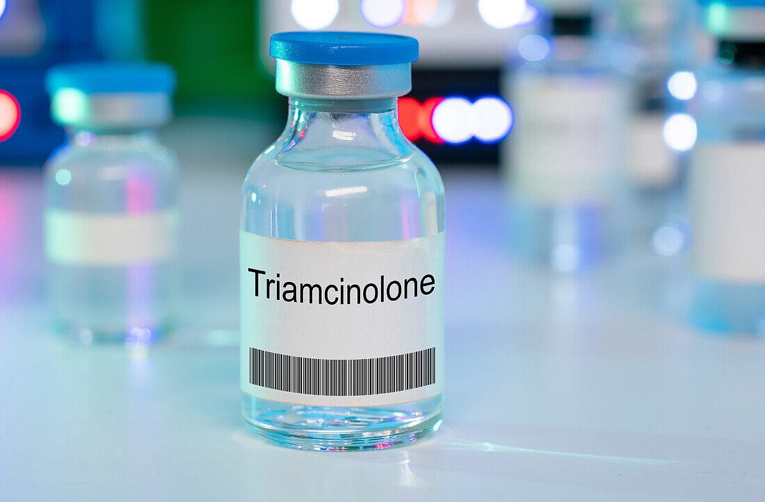 Vial of triamcinolone
