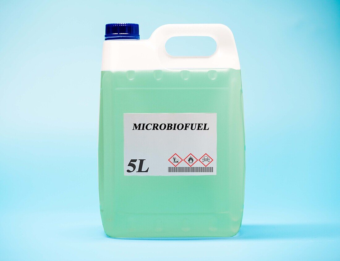 Canister of microbiofuel