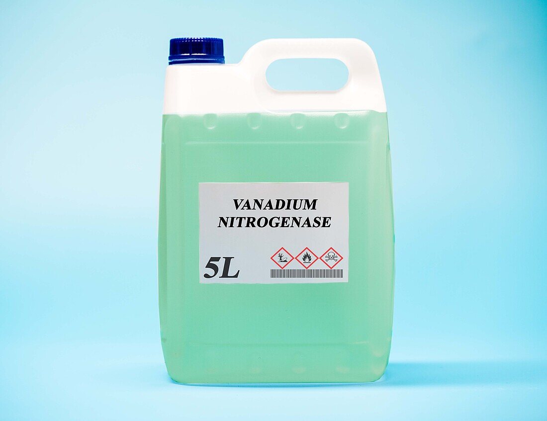 Canister of vanadium nitrogenase biofuel
