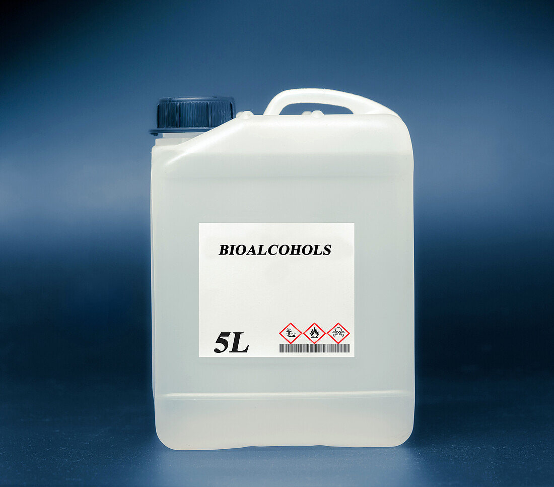 Canister of bioalcohols