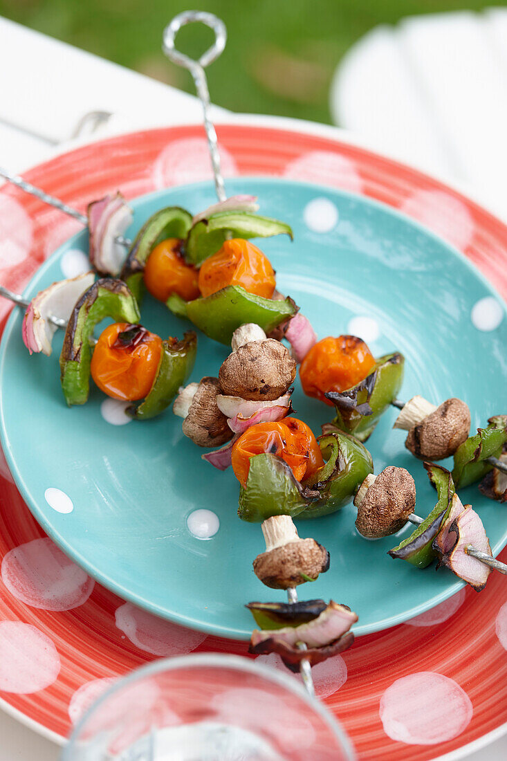 Vegetable skewers