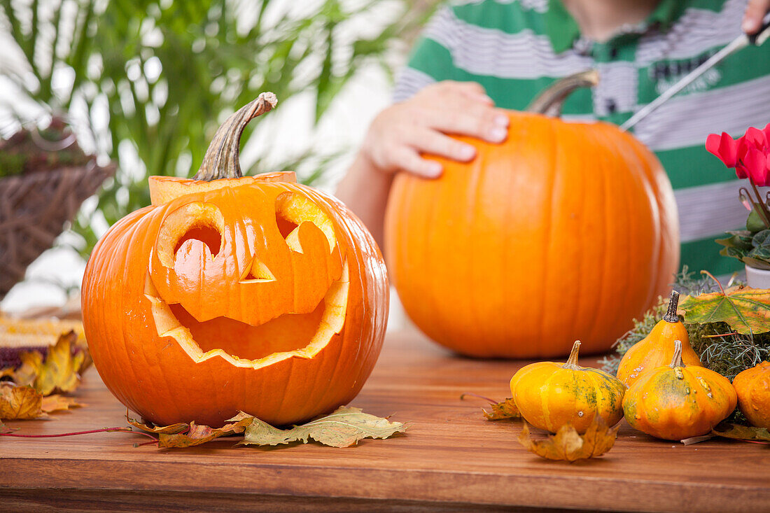 Prepare Halloween Pumpkin