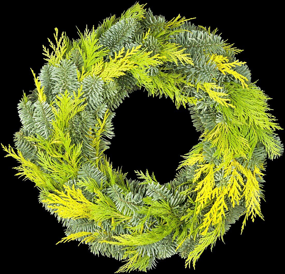 Wreath, green, neutral