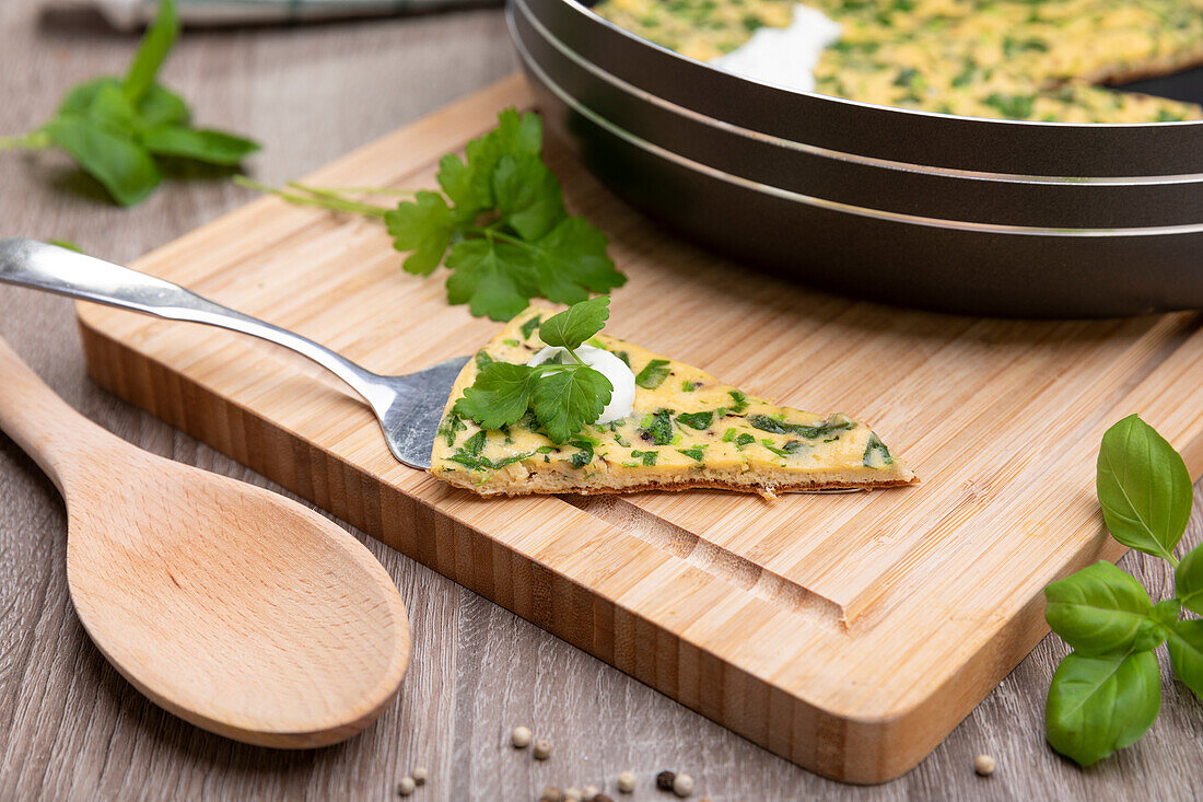 Herb Frittata with Parsley