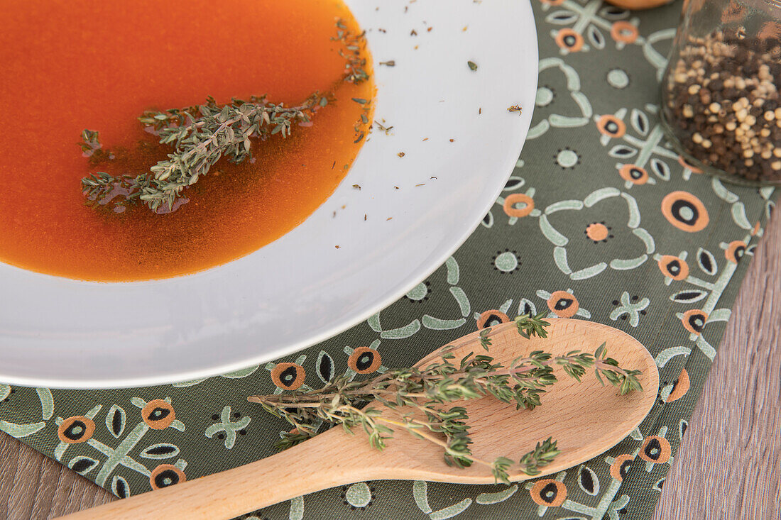 Würzige Tomatensuppe