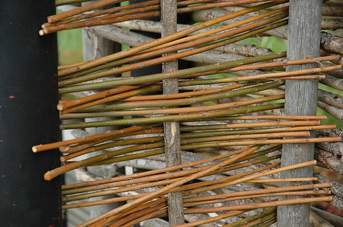 woven willow fence