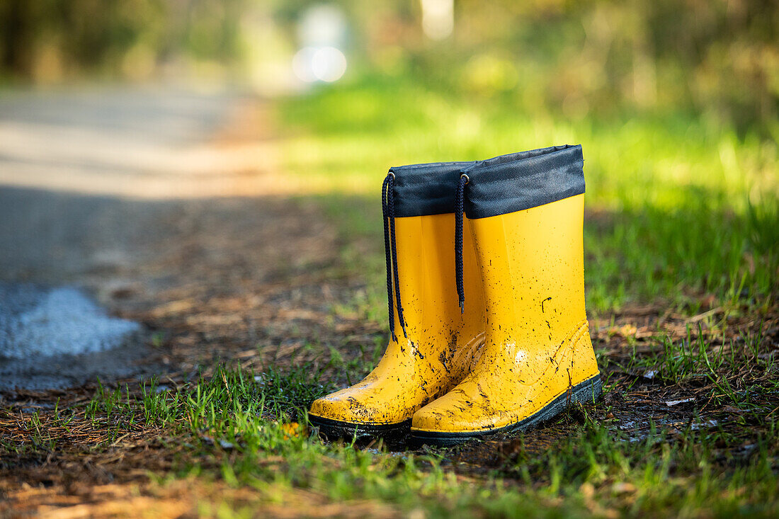 Rubber boots