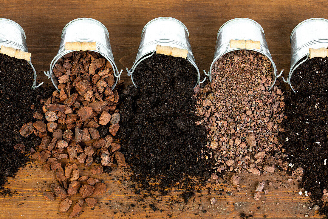 Different types of soil