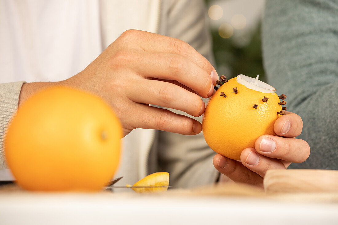 Decorations to make with oranges