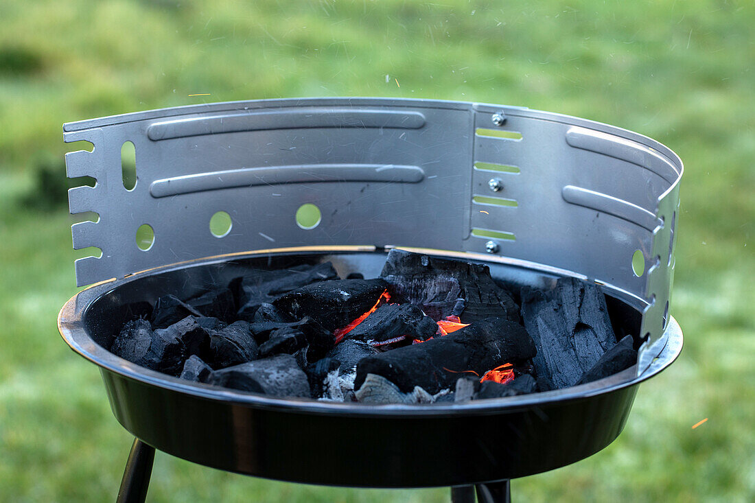 Grilling - Glowing coal
