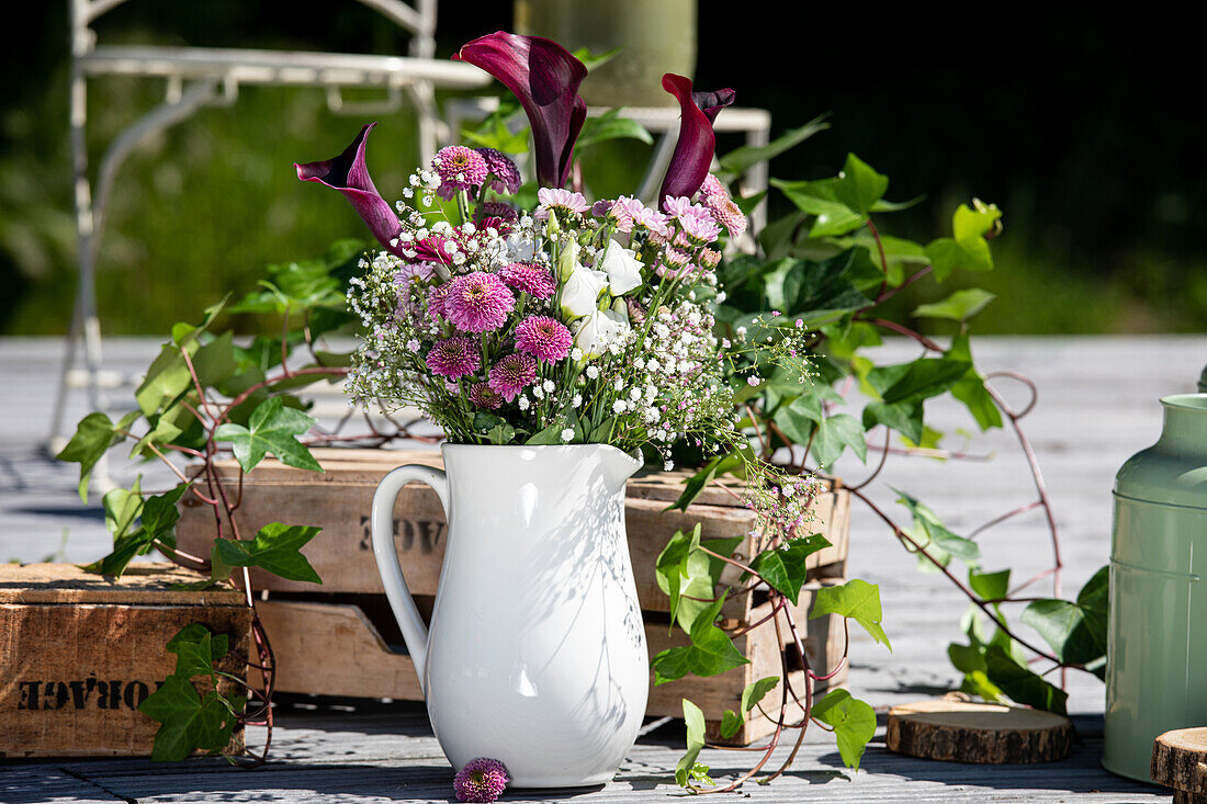 Bouquet of cut flowers