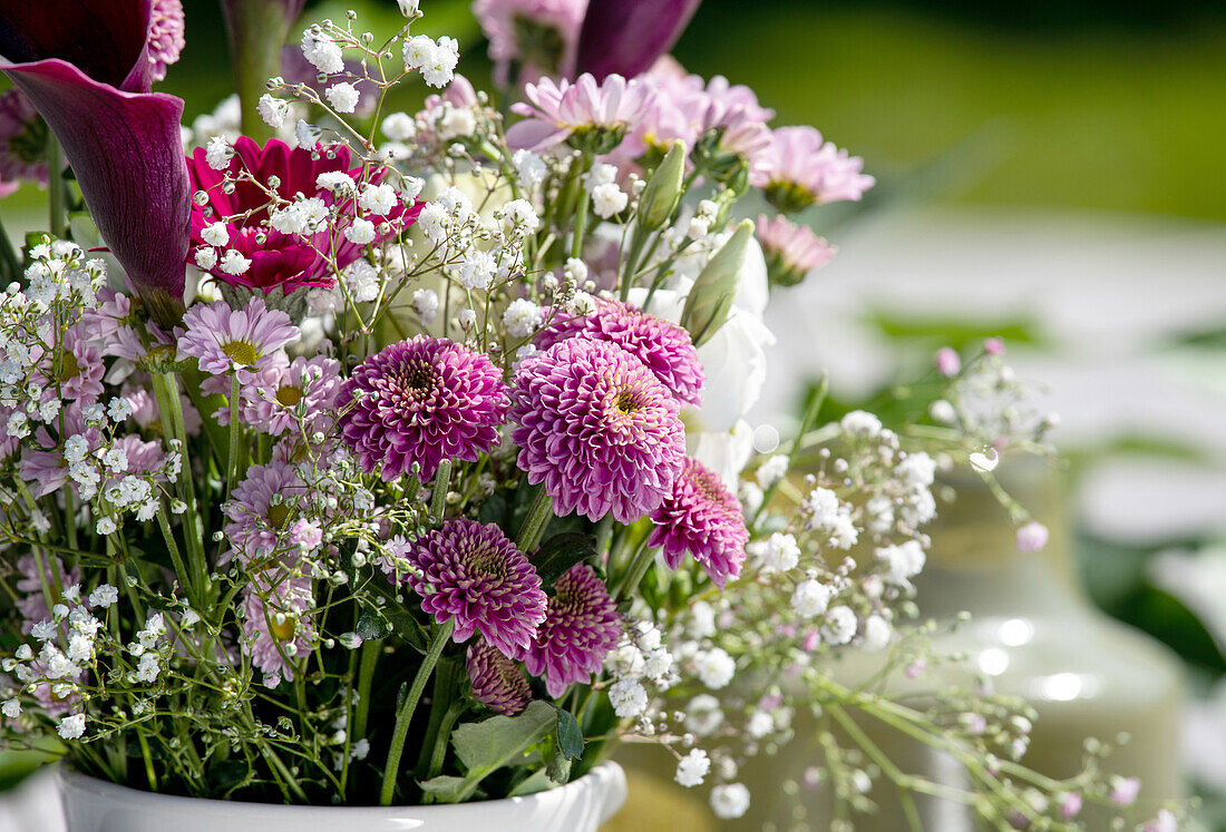 Bouquet of cut flowers