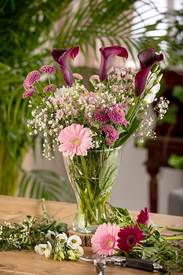 Bouquet of cut flowers