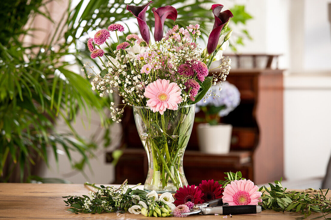 Bouquet of cut flowers